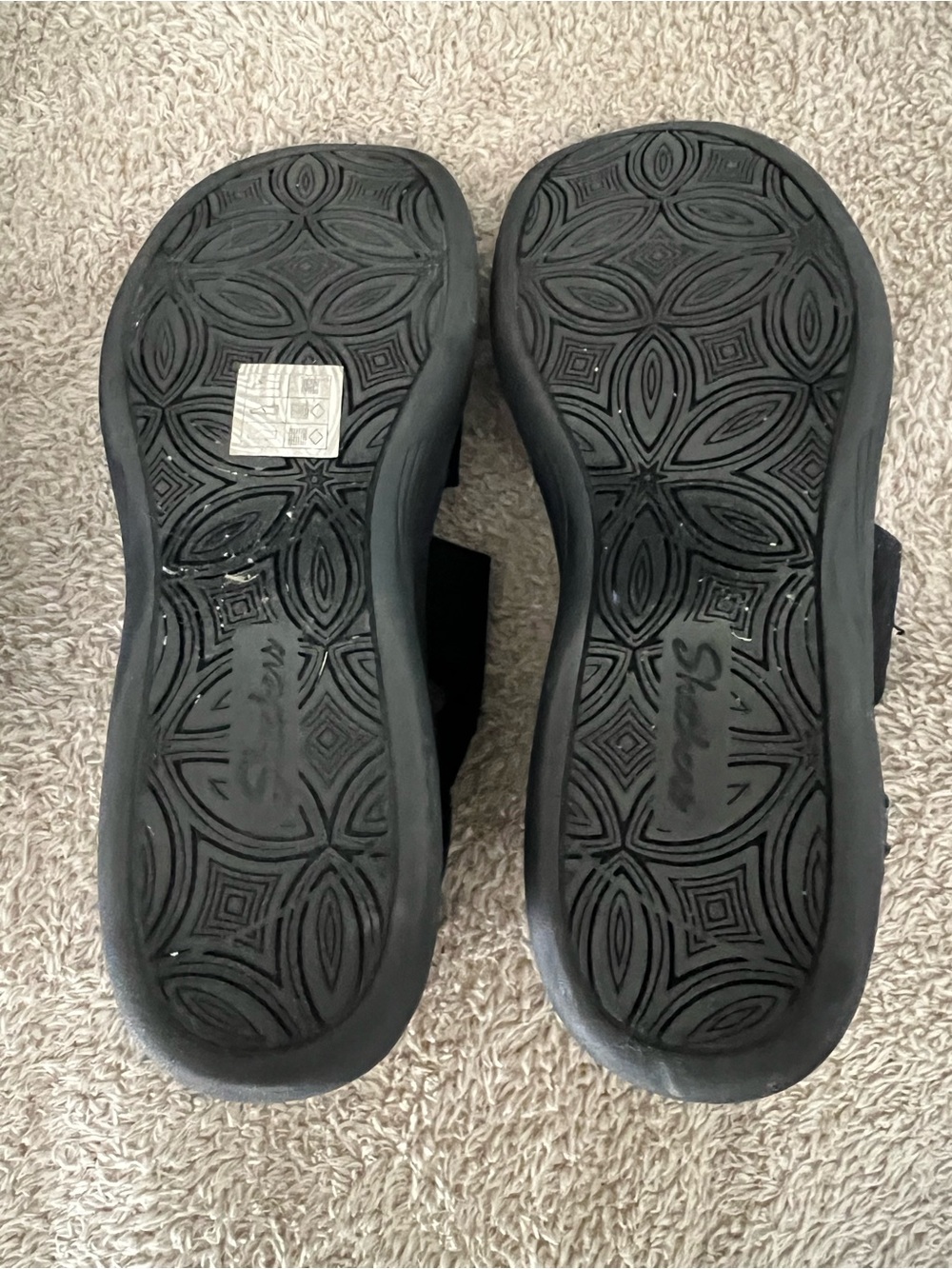 Skechers Pier lite black slip in sandals - Picture 4 of 7